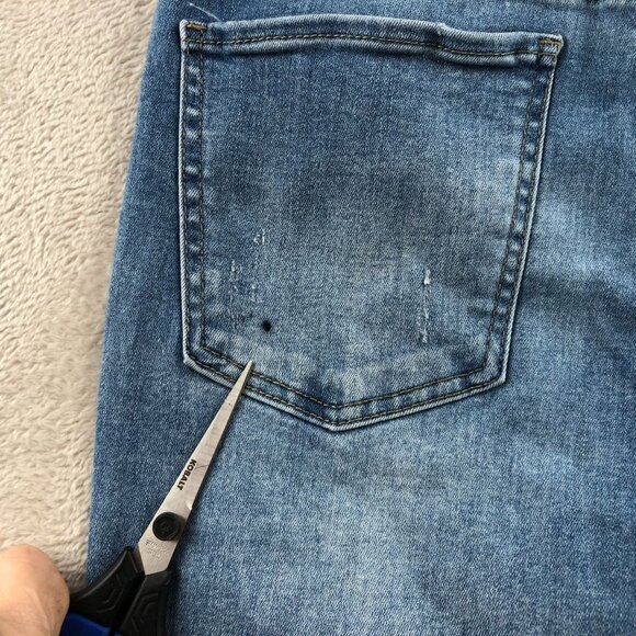 SO Womens Jeans Size 9 Ultimate Jegging High Rise Blue Denim Skinny Leg Casual - Picture 4 of 16